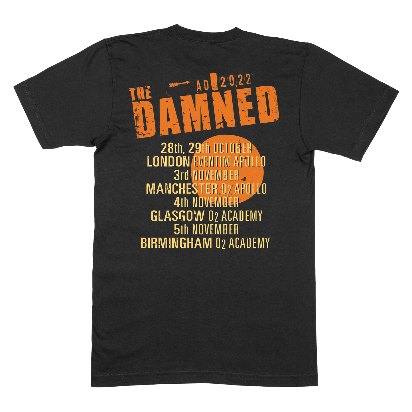 2022 Tour Black T Shirt