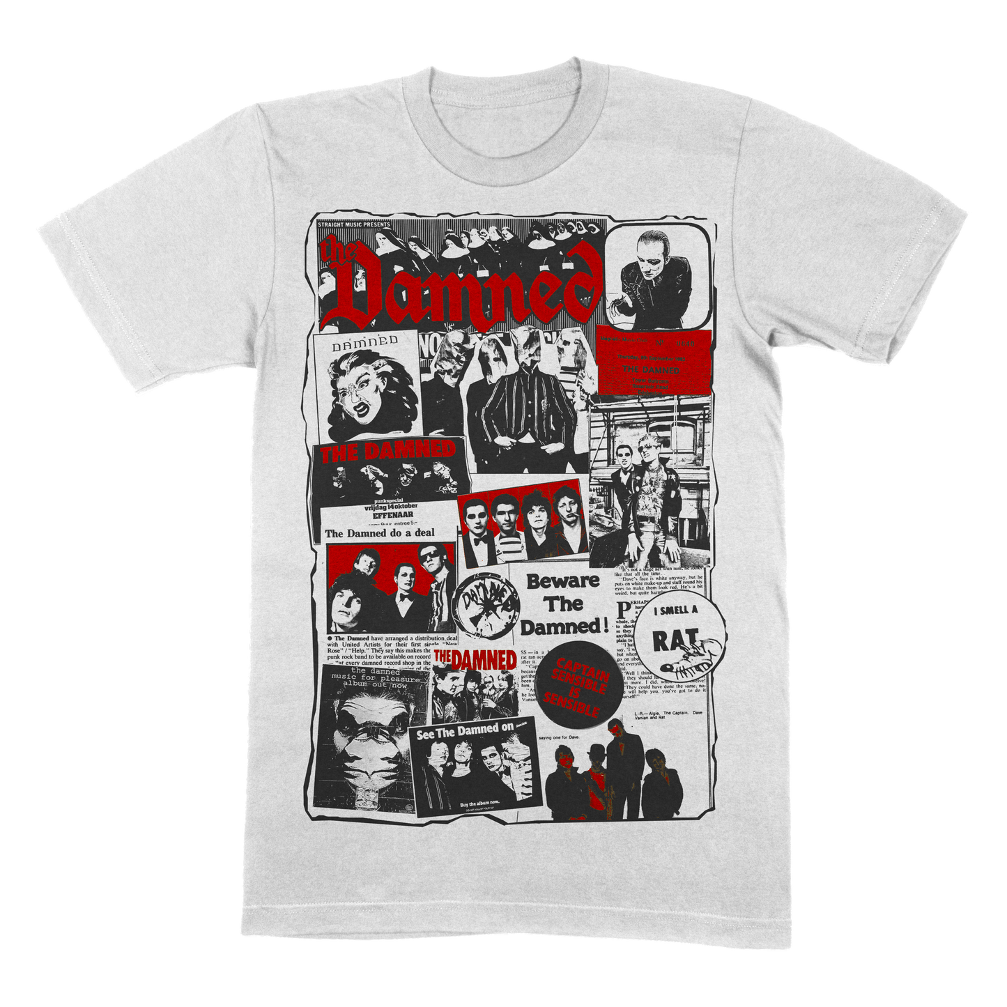 Cuttings White T-Shirt